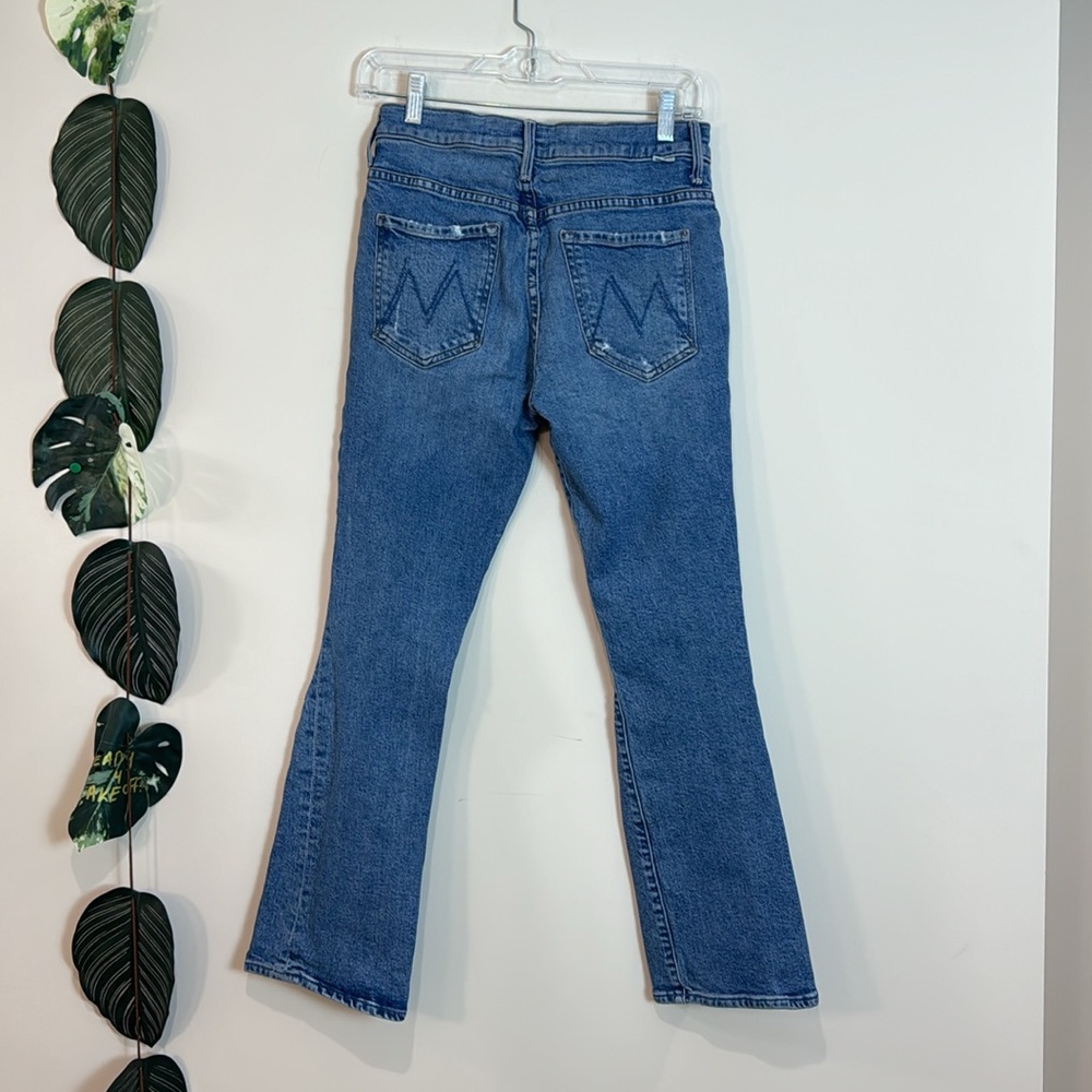 MOTHER Straight Leg‎ Jeans Size 27- The Insider Ankle Bloom and Doom- Distressed - Picture 10 of 11